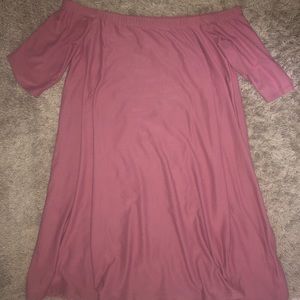 Off the shoulder dress from forever 21!!